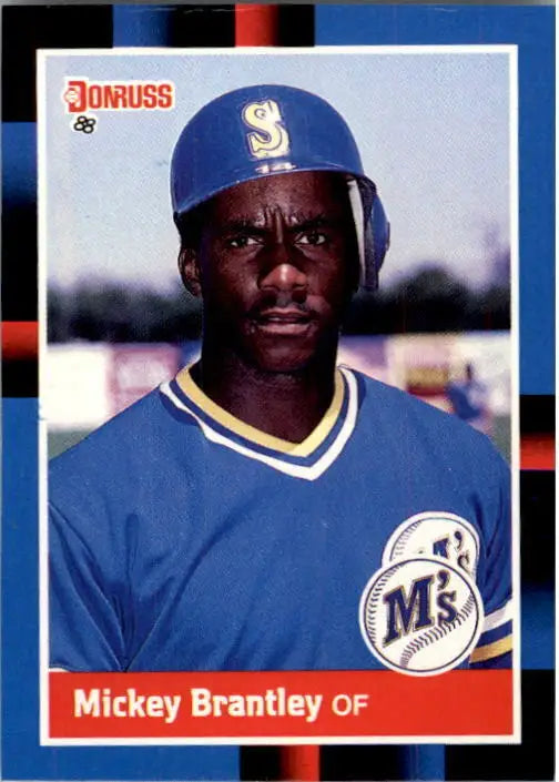 1988 Mickey Brantley Donruss Baseball Card #610 - Baseball Card Single