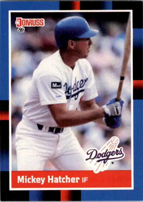 1988 Mickey Hatcher Donruss Baseball Card #299 - Baseball Card Single