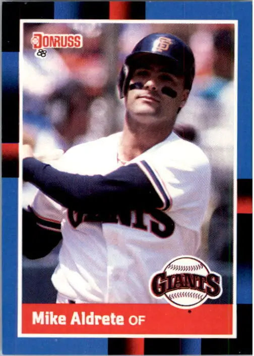 1988 Mike Aldrete Donruss Baseball Card #362 - Baseball Card Single