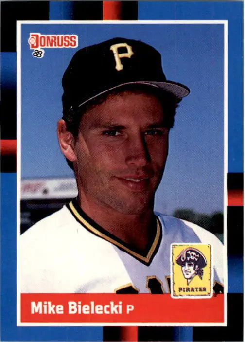 1988 Mike Bielecki Donruss Baseball Card #484 - Baseball Card Single