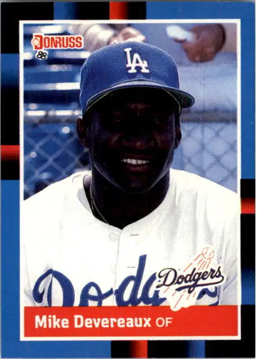 1988 Mike Devereaux Donruss Baseball Card #546 - Baseball Card Single