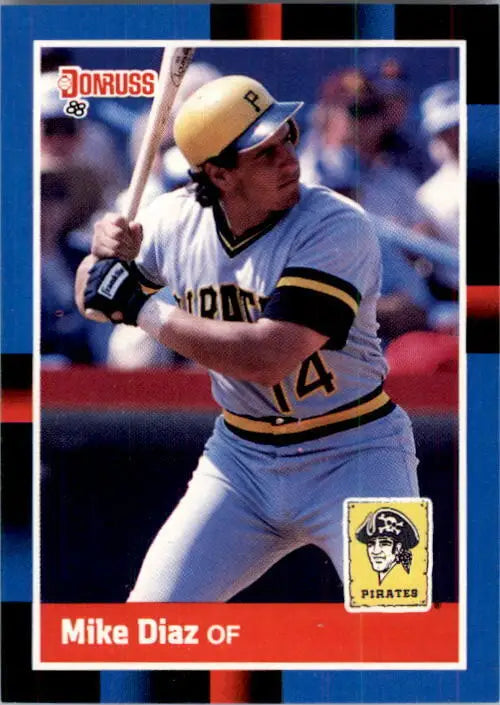 1988 Mike Diaz Donruss Baseball Card #267 - Baseball Card Single