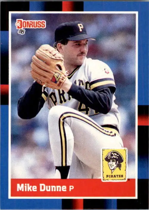 1988 Mike Dunne Donruss Baseball Card #390 - Baseball Card Single