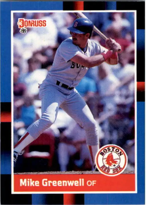 1988 Mike Greenwell Donruss Baseball Card #339 - Baseball Card Single