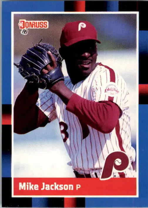 1988 Mike Jackson Donruss Baseball Card #139 - Baseball Card Single