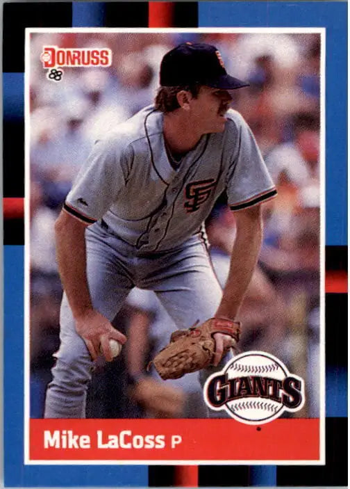 1988 Mike LaCoss Donruss Baseball Card #436 - Baseball Card Single