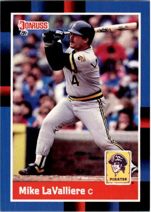 1988 Mike Lavalliere Donruss Baseball Card #312 - Baseball Card Single