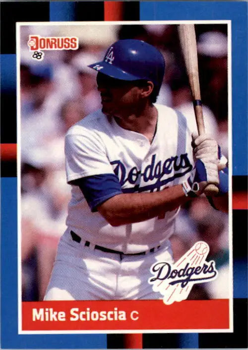 1988 Mike Scioscia Donruss Baseball Card #106 - Baseball Card Single
