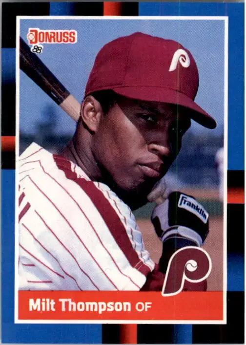 1988 Milt Thompson Donruss Baseball Card #236 - Baseball Card Single