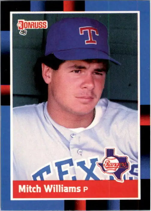 1988 Mitch Williams Donruss Baseball Card #161 - Baseball Card Single