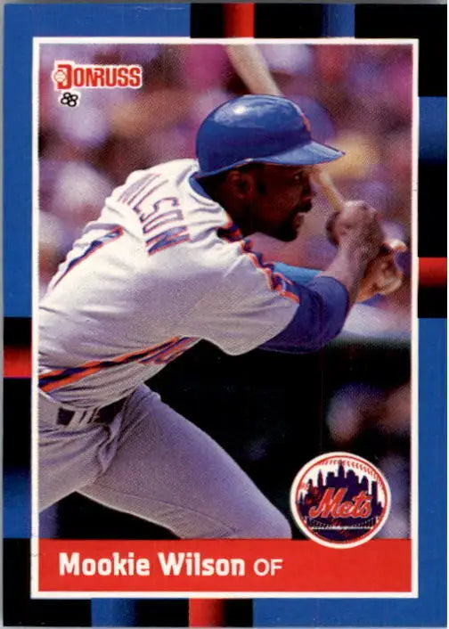 1988 Mookie Wilson Donruss Baseball Card #652 - Baseball Card Single