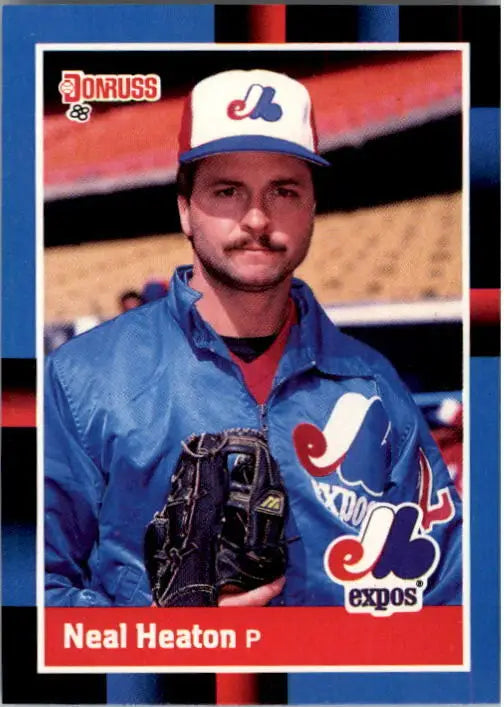 1988 Neal Heaton Donruss Baseball Card #134 - Baseball Card Single