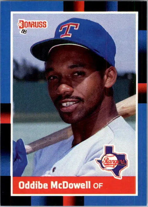 1988 Oddibe McDowell Donruss Baseball Card #382