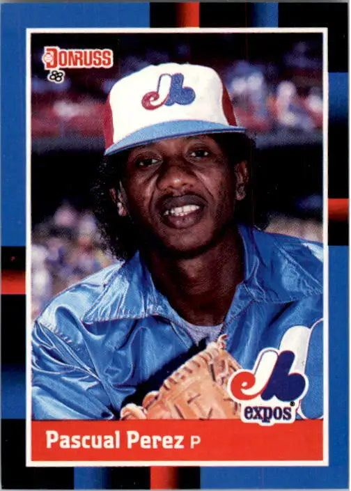 1988 Pascual Perez Donruss Baseball Card #591