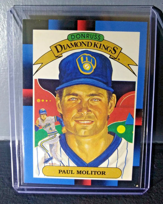 1988 Paul Molitor Donruss Diamond Kings #7 Baseball Card - Baseball Card Single