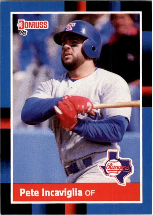 1988 Pete Incaviglia Donruss Baseball Card #304 - Baseball Card Single