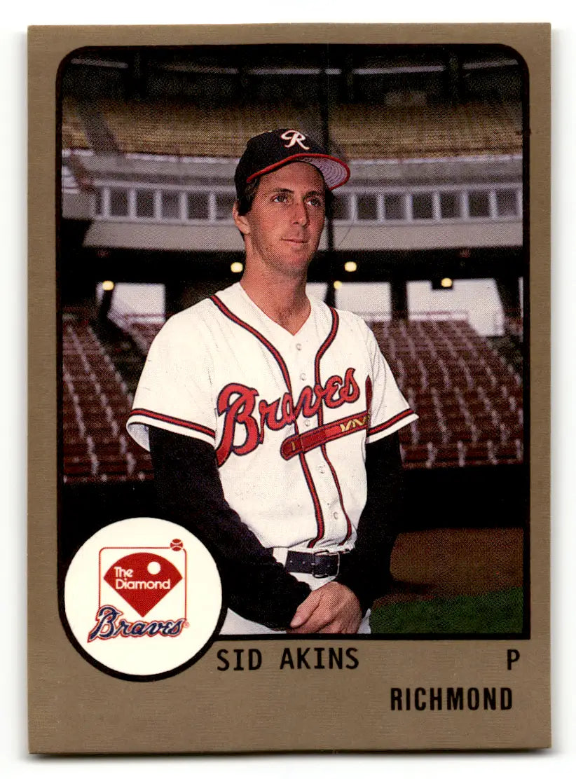 Sid Akins baseball card from 1988 ProCards Richmond Braves collection