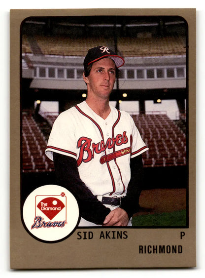 Sid Akins baseball card from 1988 ProCards Richmond Braves collection