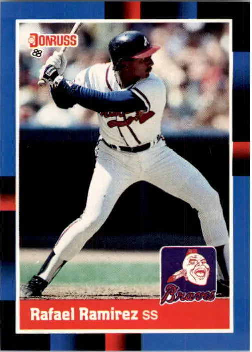 1988 Rafael Ramirez Donruss Baseball Card #448 - Baseball Card Single