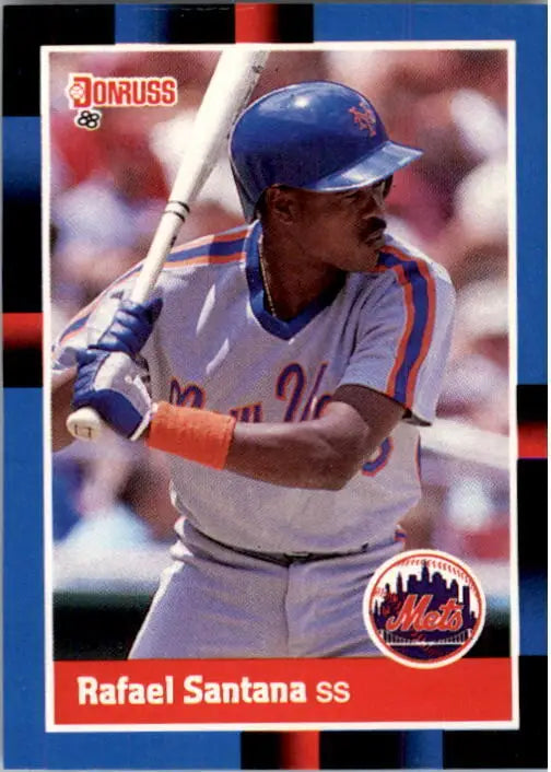 1988 Rafael Santana Donruss Baseball Card #633 - Baseball Card Single