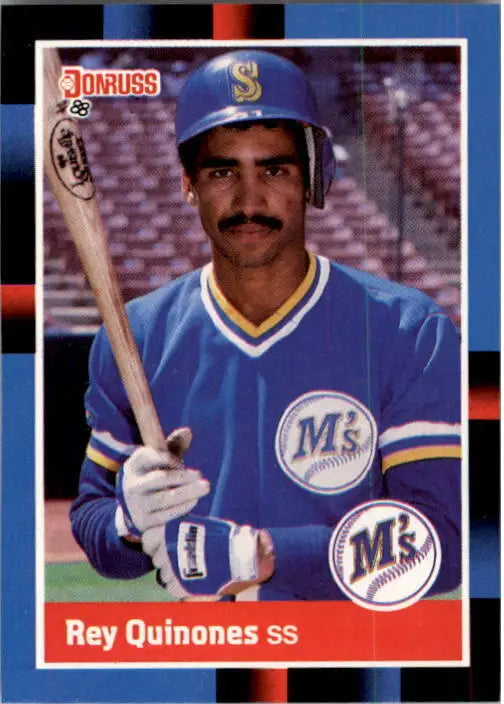 1988 Rey Quinones Donruss Baseball Card #198 - Baseball Card Single