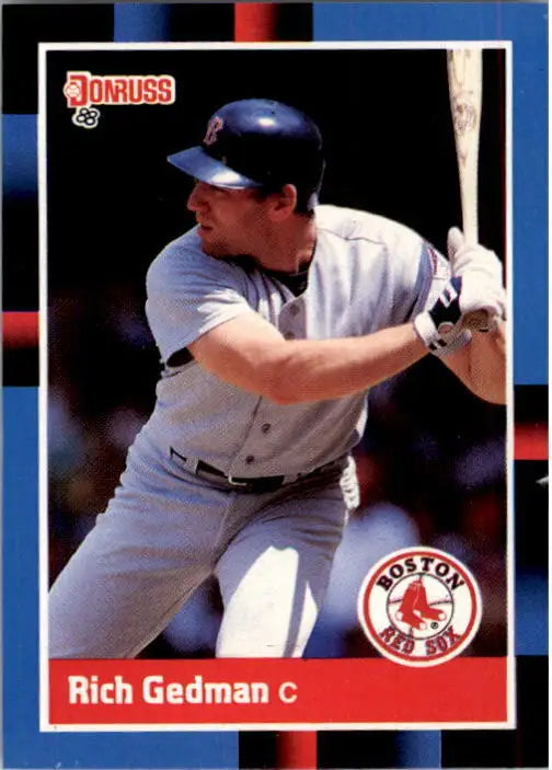 1988 Rich Gedman Donruss Baseball Card #129 - Baseball Card Single