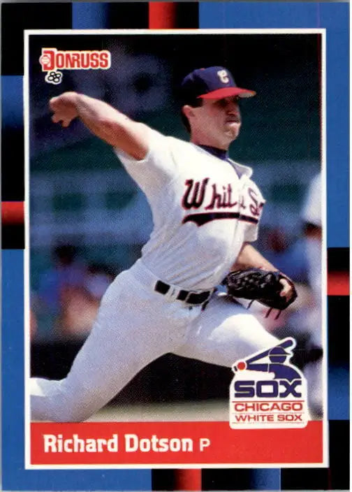 1988 Richard Dotson Donruss Baseball Card #124 - Baseball Card Single