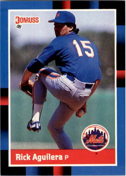 1988 Rick Aguilera Donruss Baseball Card #446 - Baseball Card Single