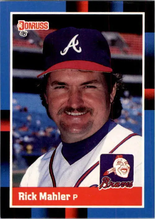 1988 Rick Mahler Donruss Baseball Card #389 - Baseball Card Single