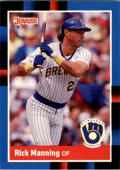 1988 Rick Manning Donruss Baseball Card #486 - Baseball Card Single