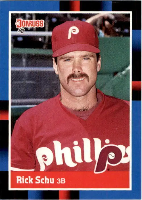 1988 Rick Schu Donruss Baseball Card #432 - Baseball Card Single