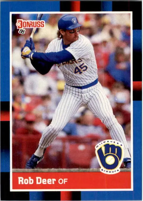 1988 Rob Deer Donruss Baseball Card #274 - Baseball Card Single