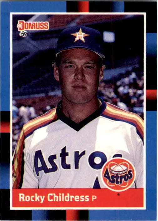 1988 Rocky Childress Donruss Baseball Card #554