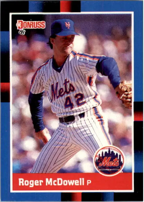 1988 Roger McDowell Donruss Baseball Card #651 - Baseball Card Single