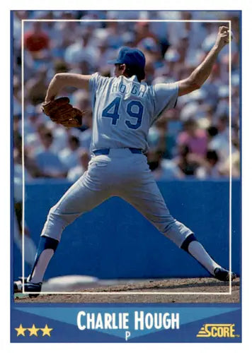 1988 Score #140 Charlie Hough EX/NM Rangers ID:66750