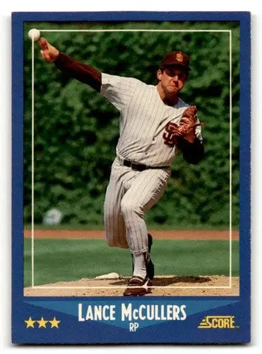 1988 Score #150 Lance McCullers San Diego Padres Baseball Cards EX/ ID:58483