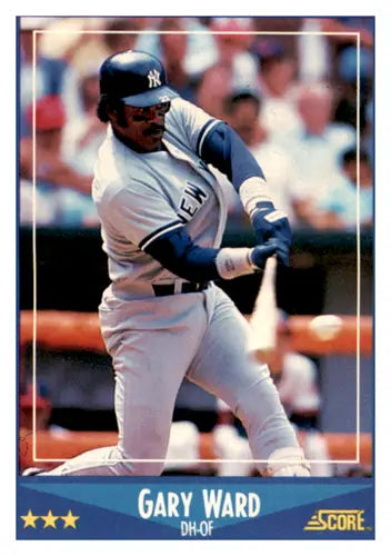 1988 Score #157 Gary Ward EX/NM Yankees ID:66728