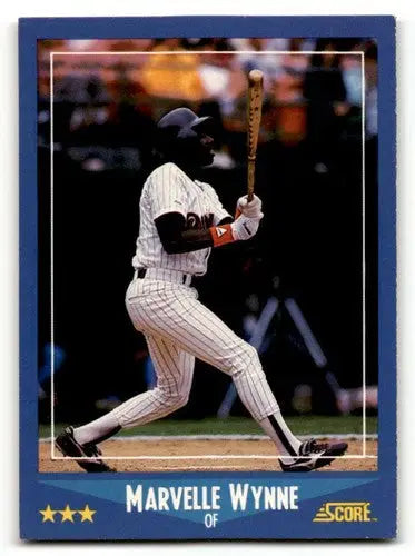 Original gloss Marvelle Wynne San Diego Padres baseball card 1988 Score #209