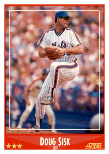 1988 Score #227 Doug Sisk EX/NM Mets ID:66734 - Baseball Card Single