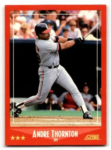 Andre Thornton Cleveland baseball card from 1988 Score #231 featuring Thornton Cleveland Indians