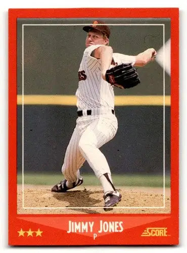 Original gloss Baseball card featuring Jimmy Jones of the San Diego Padres