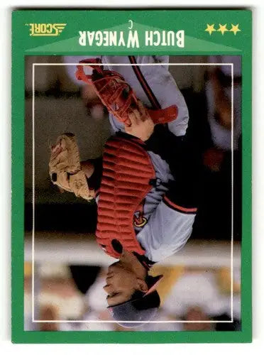 Butch Wynegar California Angels baseball card from 1988 Score #355, EX/NM condition