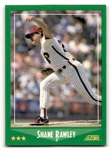 Original gloss 1988 Score Shane Rawley Philadelphia Phillies baseball card