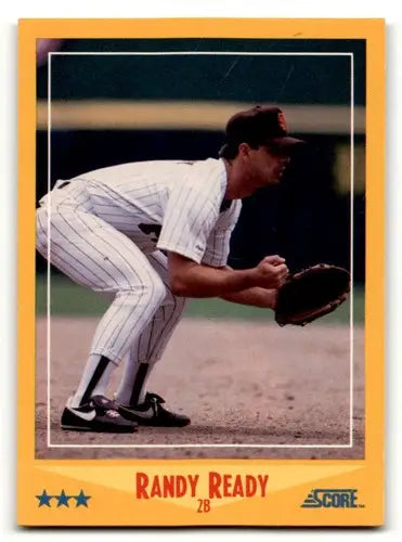Randy Ready San Diego Padres baseball card from 1988 Score #512 in EX/NM condition