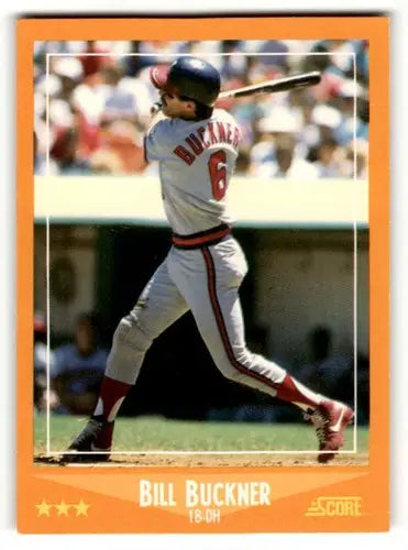 Original gloss 1988 Score #591 Bill Buckner California Angels baseball card