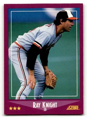 1988 Score #96 Ray Knight Baltimore Orioles Baseball Cards EX/NM ID:58467 - Baseball Card Single