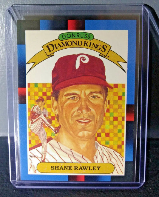 1988 Shane Rawley Donruss Diamond Kings #13 Baseball Card - Baseball Card Single