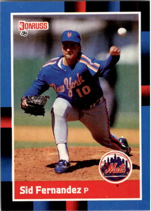 1988 Sid Fernandez Donruss Baseball Card #118 - Baseball Card Single