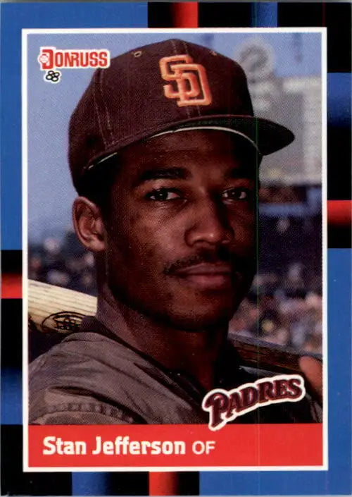 1988 Stan Jefferson Donruss Baseball Card #187 - Baseball Card Single
