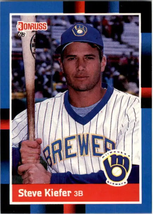 1988 Steve Kiefer Donruss Baseball Card #542 - Baseball Card Single